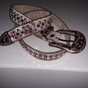 pink bb simon belt